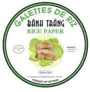 Galettes de riz spring roll rice paper